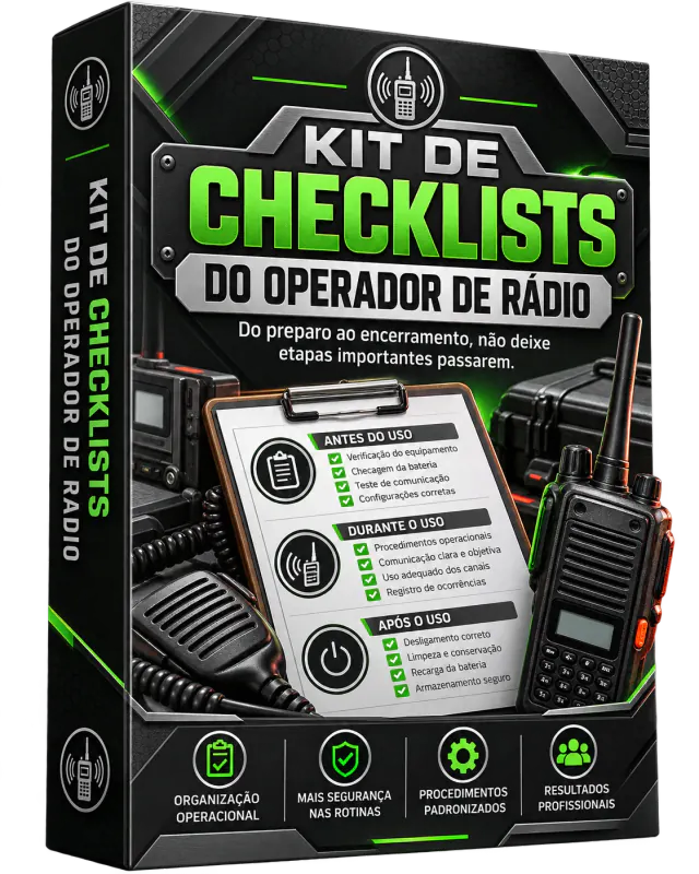 Bônus 4: Kit de Checklists do Operador de Rádio